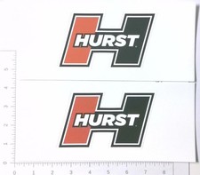 Pair Of Hurst Performance Auto Racing Advertising Stickers Decals