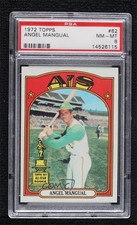 1972 Topps Angel Mangual #62 PSA 8 4q5
