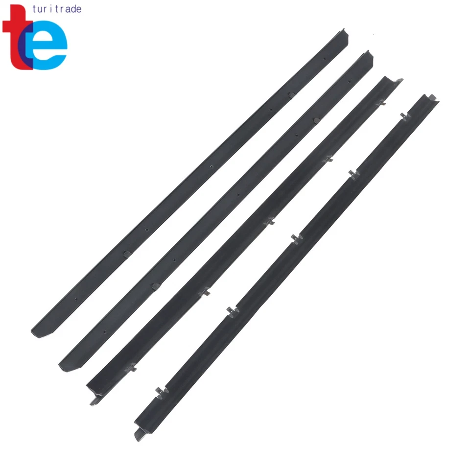 For Chevy S10 1982-1993 Window Sweep Felts Seals Weatherstrip 4 Piece Kit Set - Изображение 3 из 4