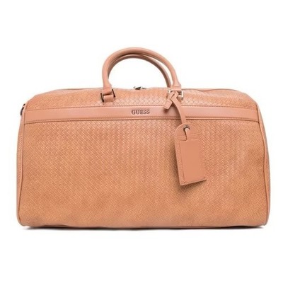 Guess Reisetasche Reisekoffer Weekender Dufflebag Unisex Creme NEU