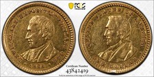 1904 Lewis & Clark Gold Dollar G$1, PCGS Gold Shield Genuine AU Detail