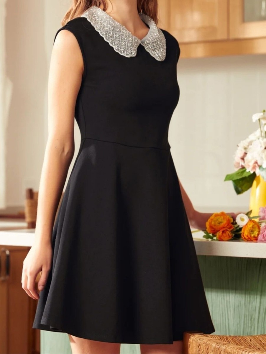 modcloth black dress ModCloth Womens Black Dress