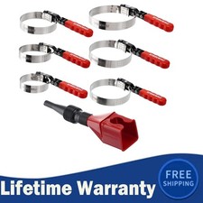 New 7x Swivel Oil Filter Wrench 2-16 - 5-14 6 Size Oil Filter Remover Tool