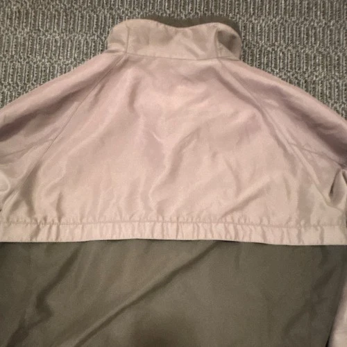Perry Ellis Portfolio Men's XL Microfiber Full Zip Jacket Taupe/Green image 9