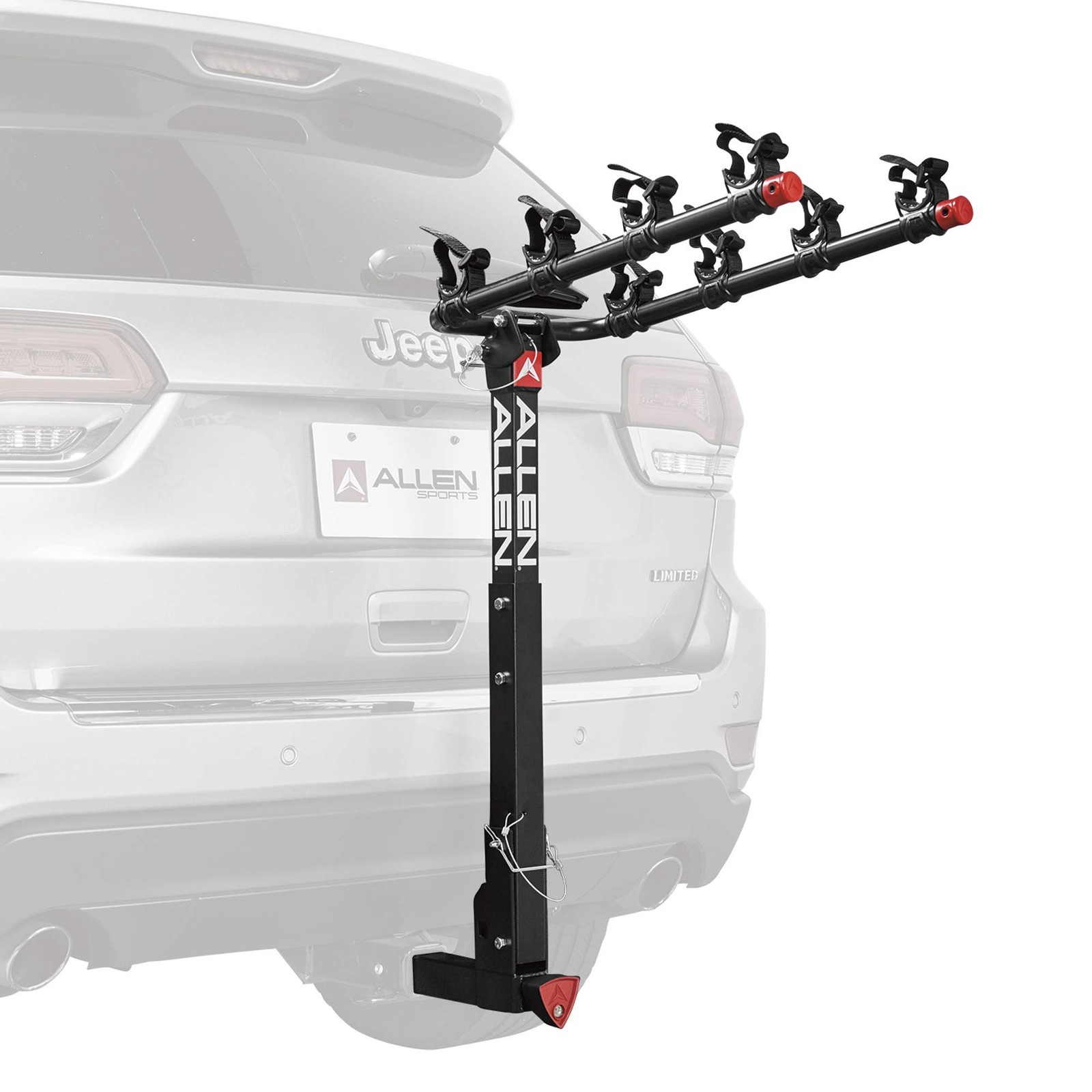 Allen Sports Deluxe Locking Quick Release 4-Bike Carrier for
