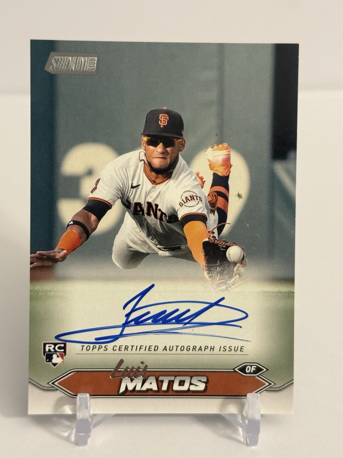Luis Matos 2024 Topps Stadium Club Rookie Auto #SCBA-LM San Francisco Giants RC