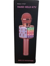 Model CT007 Hand Held KTV Wireless Bluetooth Karaoke Microphone