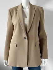 Joseph New Laurent Blazer Jacket Size 40/US 8 Camel Brown Tailored