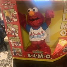 Fisher-Price Sesame Street Elmo Talking Dancing Plush Toy Battery Operated 2000