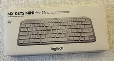Logitech MX Keys Mini for Mac Wireless Keyboard in White Silver YR0084 NEW