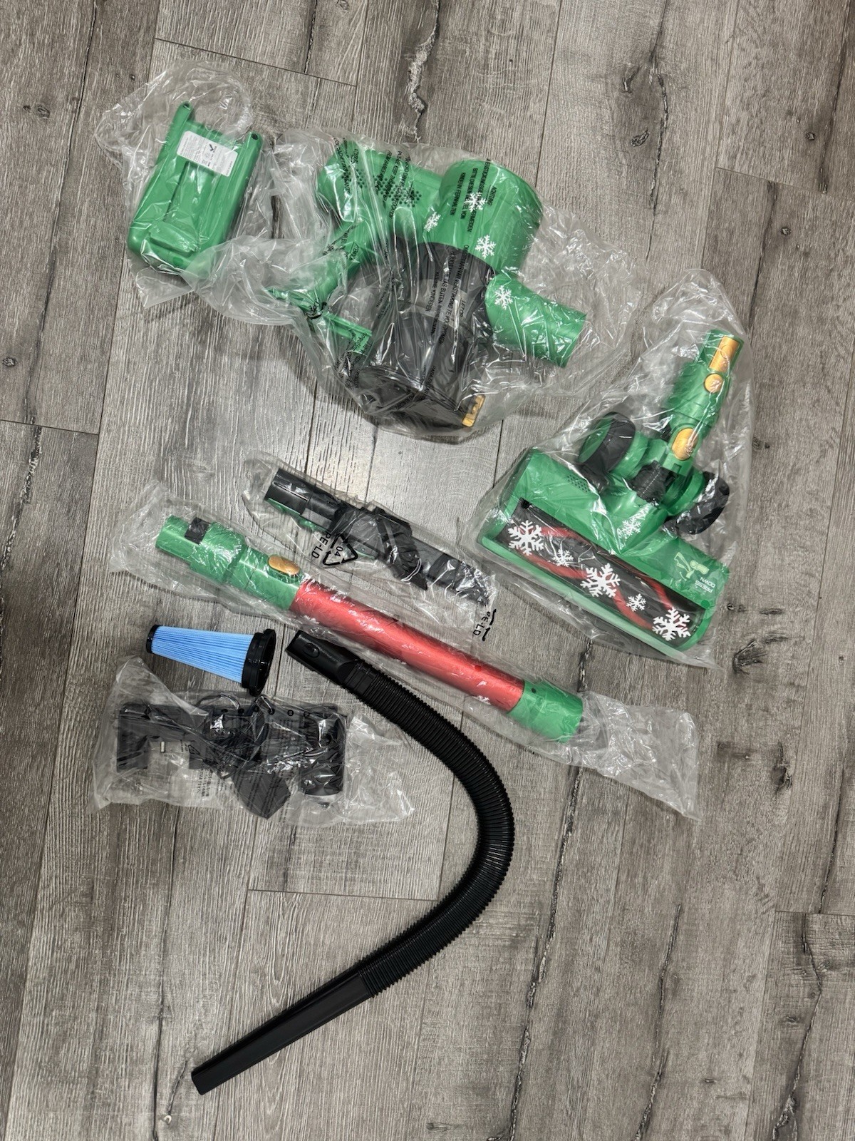 Cordless Leaf Blower & Vacuum Cleaner Kit with Battery and Accessories