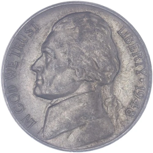 1948-D Jefferson Nickel — photo from another recent sale