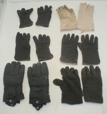 Lot Of 6 Pairs Of Well Used Gloves