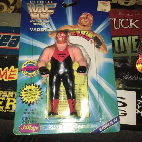 WWF VADER 1996 Bend-ems Series 4 Wrestling action ...