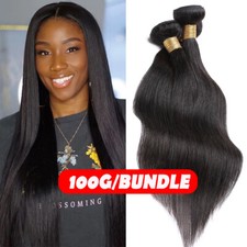 Clearance 8A Virgin Human Hair Extensions 1-4bundles Brazilian Malaysian Weave