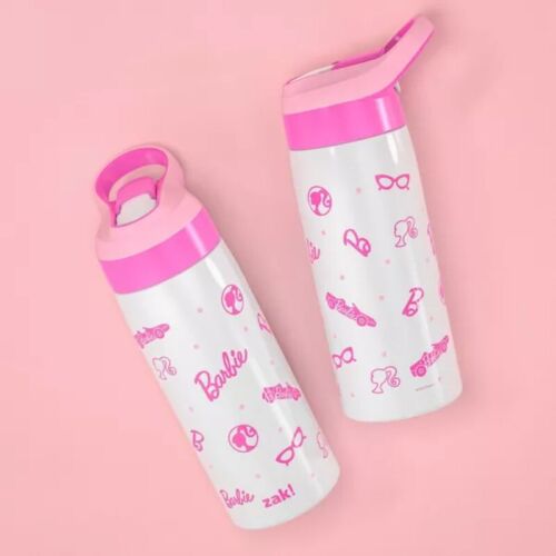 Zak Designs19 fl oz Stainless Steel Vacuum Insulated Barbie Water Bottle