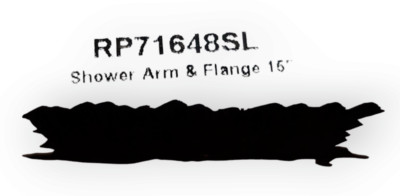 Brizo 16'' Linear Round Wall Mount Shower Arm And Flange-RP71648SL