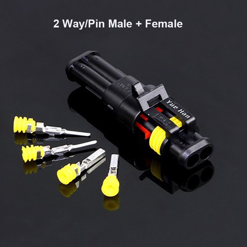 1.5 Sheath Terminal AMP 1-6 Pin Plug Kits Electric Wire Car Waterproof Connector - Picture 9 of 14
