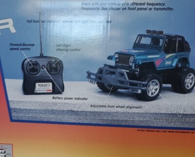 NIKKO 1/16 RC JEEP WRANGLER Original Box 1995 Vintage 90s | eBay