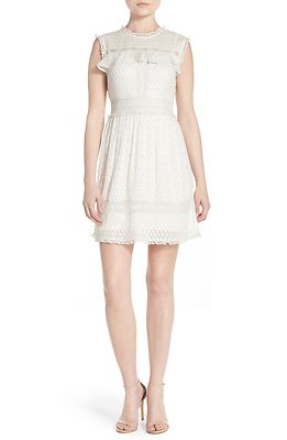 NWT $319 Needle & Thread Embroidered Georgette Fit & Flare Dress [SZ US 10]  #e37 | eBay