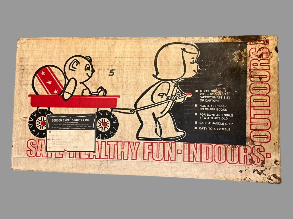 Radio volante vintage KD Coaster niños interior - exterior No. 7 NOS sin abrir Foto 4 de 4