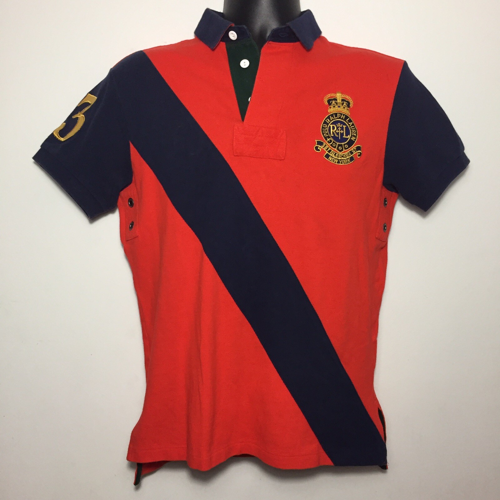 Polo Ralph Lauren 1st Division R L Regiment EST MCMLXVII Crest Orange polo-ralph-lauren-1st-division-r-l-regiment-est-mcmlxvii-crest-orange