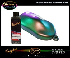 INSPIRE CHROMACOAT SILVER 4oz AIRBRUSH, CUSTO...