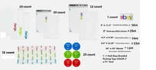 EBAY Branded Shipping Supplies 70 Count Variety Pack / Starter Kit