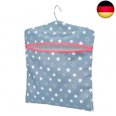 Kleeneze KL081599EU7 Wäscheklammerbeutel mit Haken - Klammerkorb für bis zu 50 W