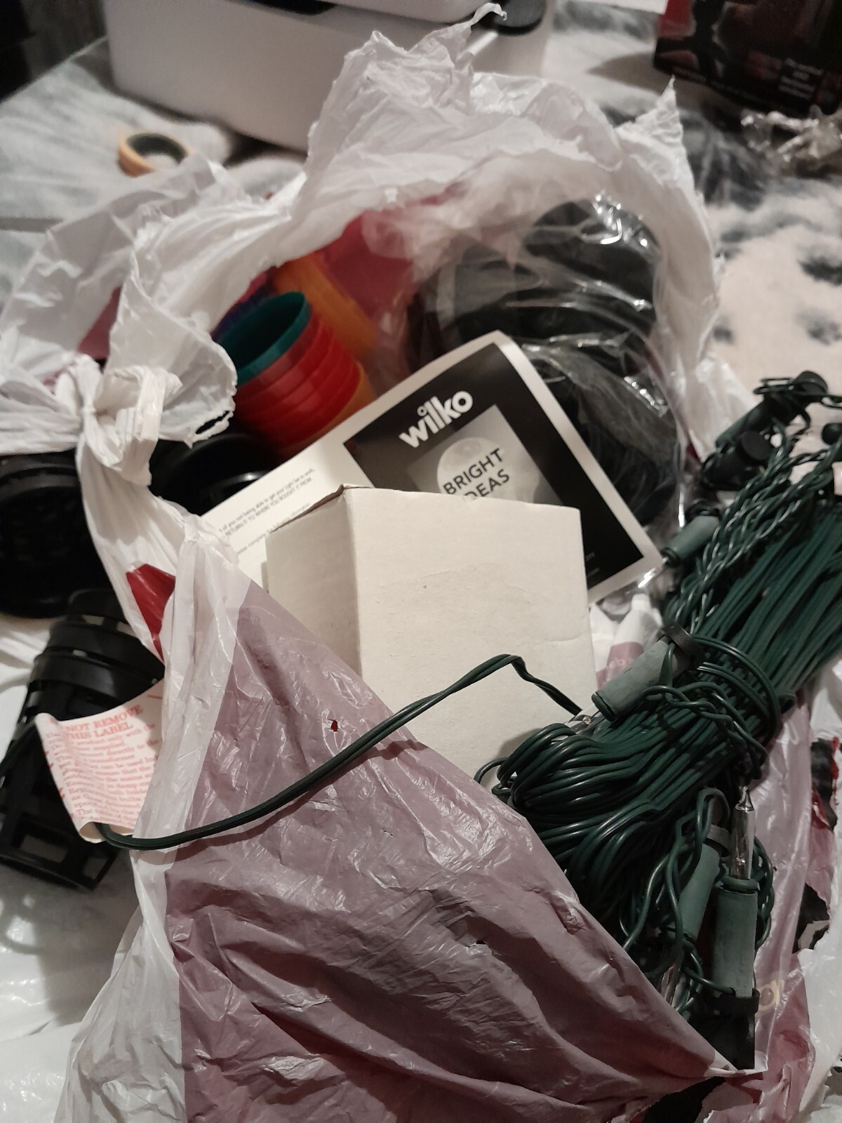 LARGE BUNDLE OF CHRISTMAS DECORATIONS eBay