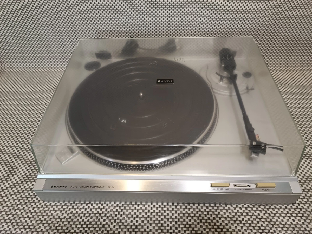 Sanyo TP X1S Turn-Table Auto-Return Belt-Drive 33/45 Pitch