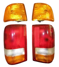 FORD Ranger Set 4pcs L&R Tail Lights & Corner Lamp Lens 1994 1997 