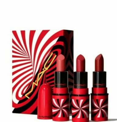 MAC Hypnotizing Tiny Tricks Mini Lipstick Trio Neutral Pink Nude 3