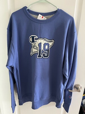 Champion C19 Vintage Style Sweatshirt Crewneck Purple Blue Champion C19 Vintage Style Sweatshirt Crewneck Purple Blue