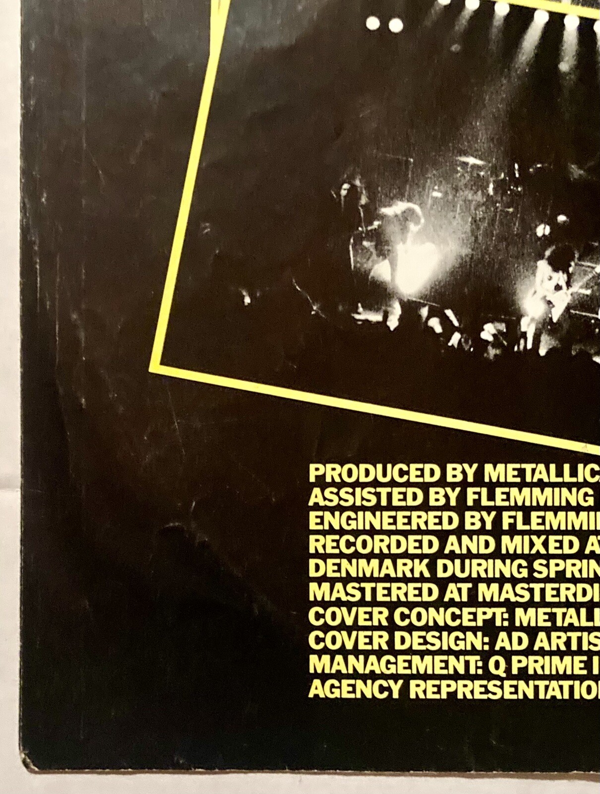 METALLICA RIDE THE LIGHTNING 12'' VINYL RECORD REISSUE 603961 ELEKTRA