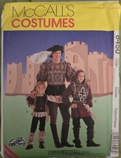 Men's CostumePattern: McCalls8450, Medieval Squire, Large 42-44, Uncut, RenFaire