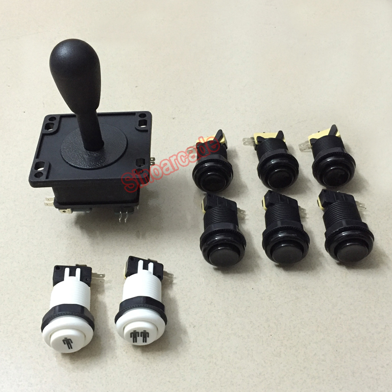 8-Way Black Arcade Stick For MAME & Multicade - Foto 8