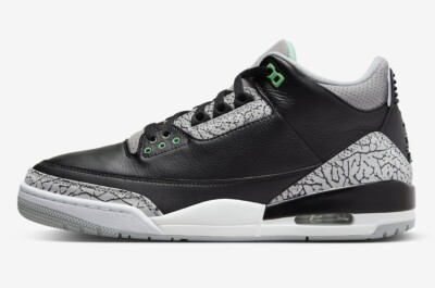 #ad #ad Nike Air Jordan III 3 Retro Green Glow Black Grey CT8532 031 Men#x27;s $151.19