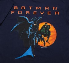 Vintage 1995 Batman Forever Movie Promo Robin Made in USA Youth Large Shirt