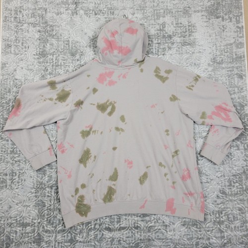 Torrid Hoodie Women’s 4 Gray Tie Dye Skull Moon Sweatshirt V-Neck Casual - Picture 7 of 8