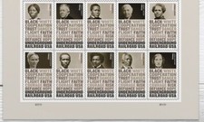 #5833 - 5843b 2024 Underground Railroad Plate  Block/10 (After March 9)  - MNH