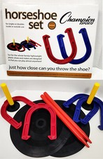 Indoor/outdoor Horseshoe Set Game Camping - backyard - Office - Home NIB