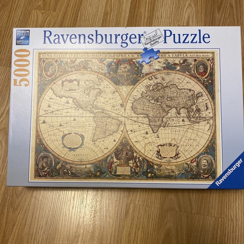Ravensburger 5000 pce ANTIQUE WORLD MAP Jigsaw Puzzle by Henricus