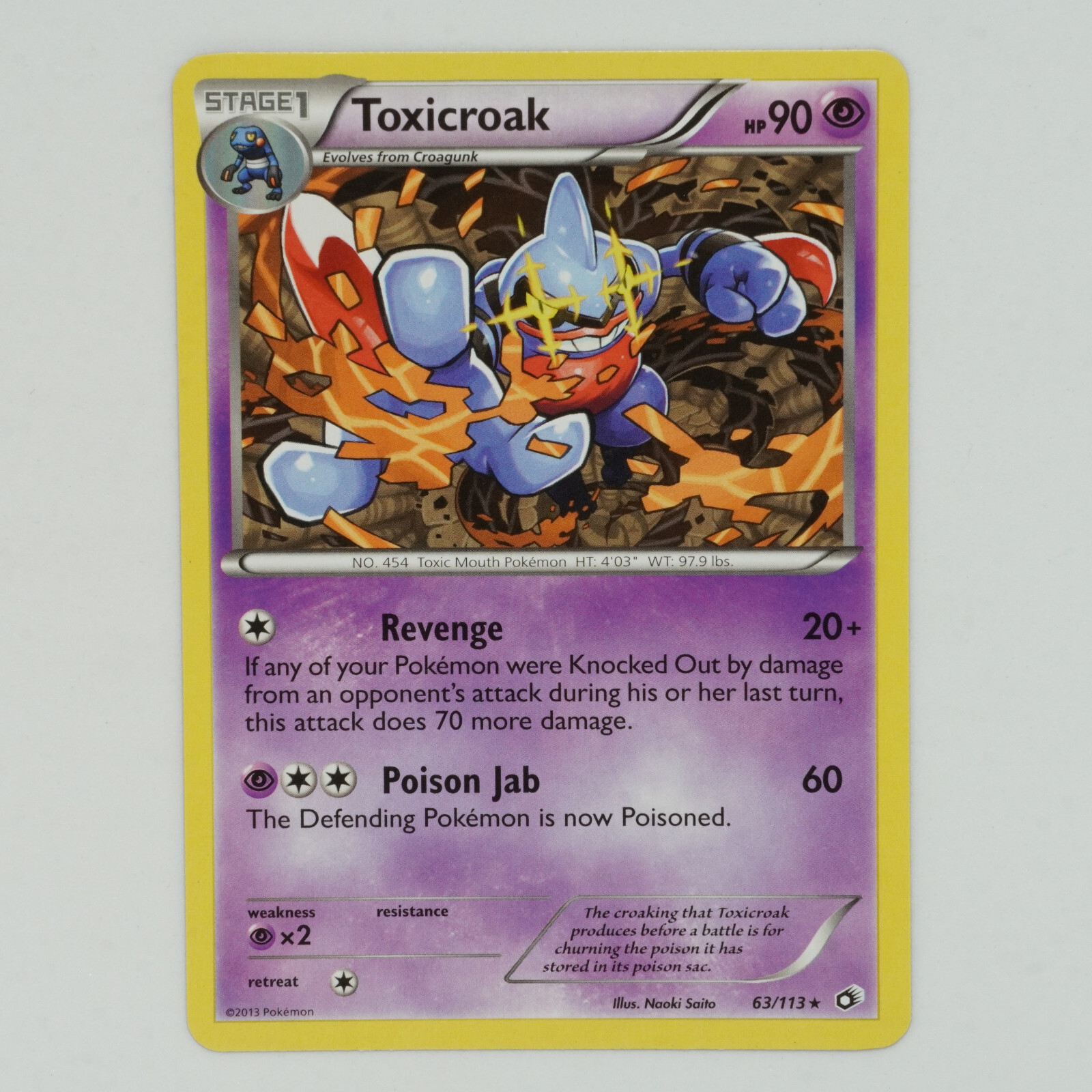 Mismagius 58/113 Rare Black & White: Legendary Treasures Pokemon Card