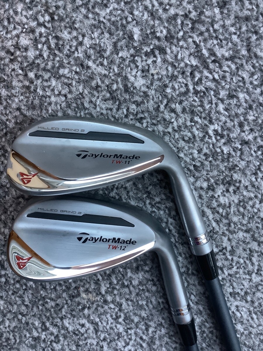 Custom TaylorMade MG2 Tiger Woods wedges x2, 56/60* black Nippon