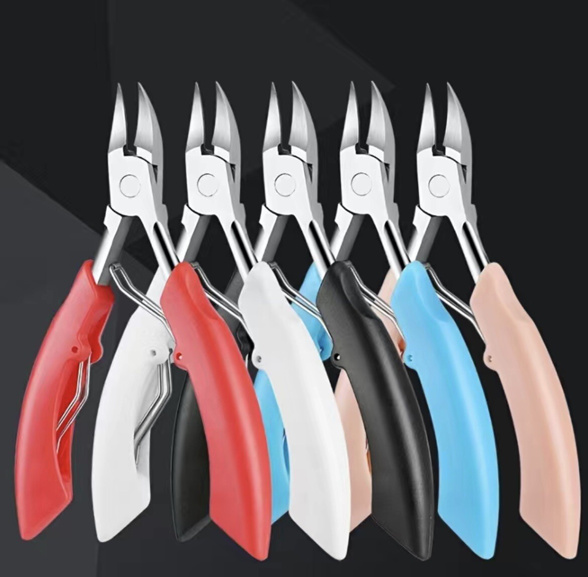 Precision Cuticle Scissors & Eagle Nose Nail Nipper Set for Professional Manicure-image