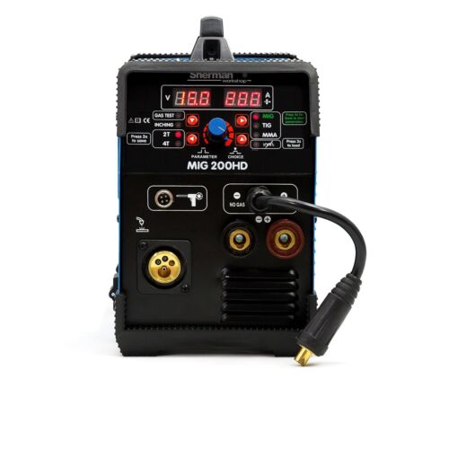 Sherman™ MIG/MAG 3in1 Inverter Welder 200Amp Welding machine MMA TIG BRAZING - Picture 2 of 8