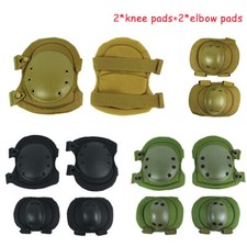 Tactical Combat Soft Protective Knee Pad Elbow Pad Set Outdoor Safety Guard Gear