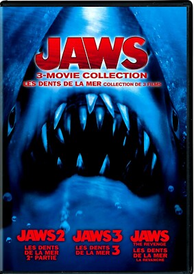 Jaws - Triple Feature - All 3 Movies - Roy Scheider, Richard Dreyfuss , New DVD