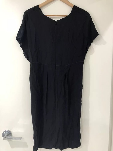Witchery Black Sleeveless Summer Work Dinner Dress Size 10